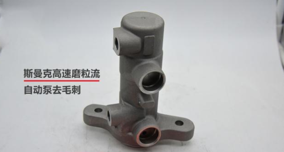 自動泵<a href='http://www.zbtfhgsb.com' target='_blank'><u>交叉孔去毛刺</u></a>，斯曼克高速磨粒流真快！